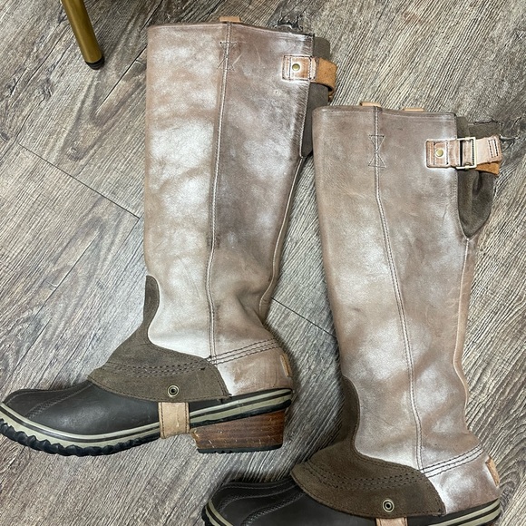 Sorel slim pack grey tall boots - Picture 2 of 10